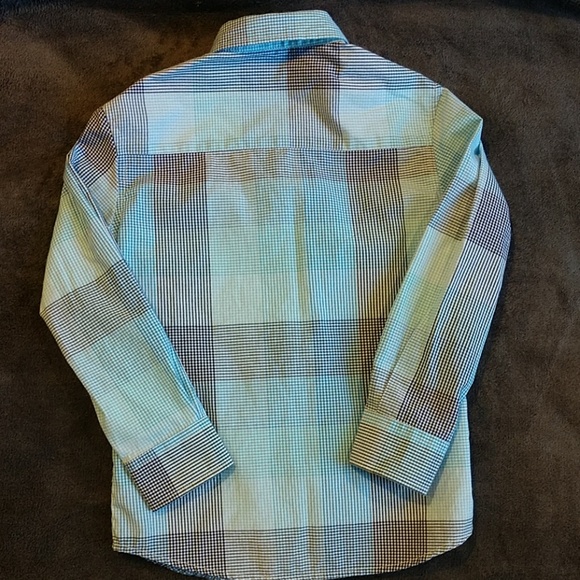 Boy's Plaid Long Sleeved Shirt - Picture 3 of 3